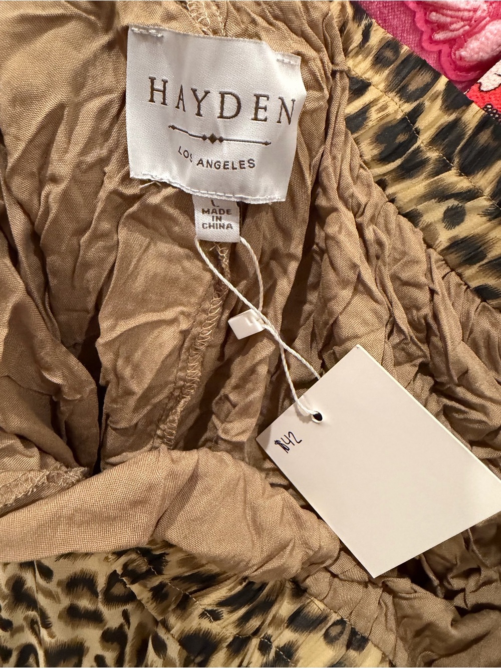 Hayden Leopard Print Maxi Skirt - Beige and Brown - Picture 2 of 3